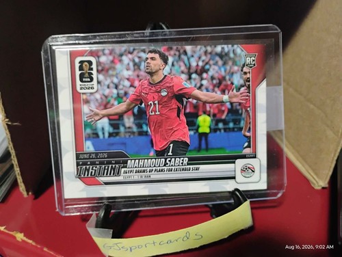 2026 Panini Instant FIFA World Cup #151 Mahmoud Saber Egypt PR:77 Ships ASAP