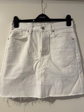 Mango White Skirt Small Jeans