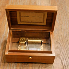 Spieldose Holz Spieluhr Romance / Reuge  Walzenspieluhr die Forelle