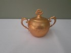 Vintage Lehman 24K gold plated serving tray with matching sugar and creamer set — photo 4
