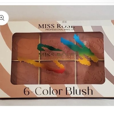 Miss Rose 6-Color Blush Palette   New in Box