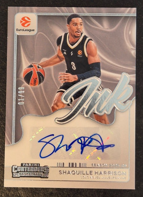 Panini Contenders EUROLEauge 25/26 - Shaquille Harrison ''EuroLeaugue INK /99'' !