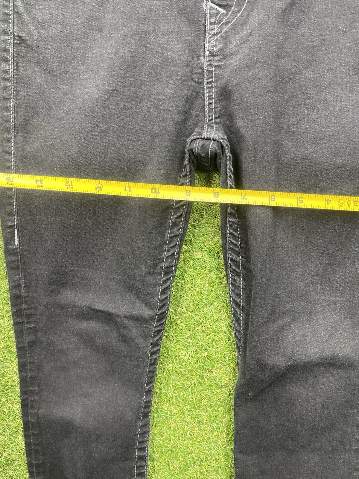 True Religion Jeans Womens 29 Jennie Curvy Black Mid Rise Super Skinny 29x27 thumbnail 9