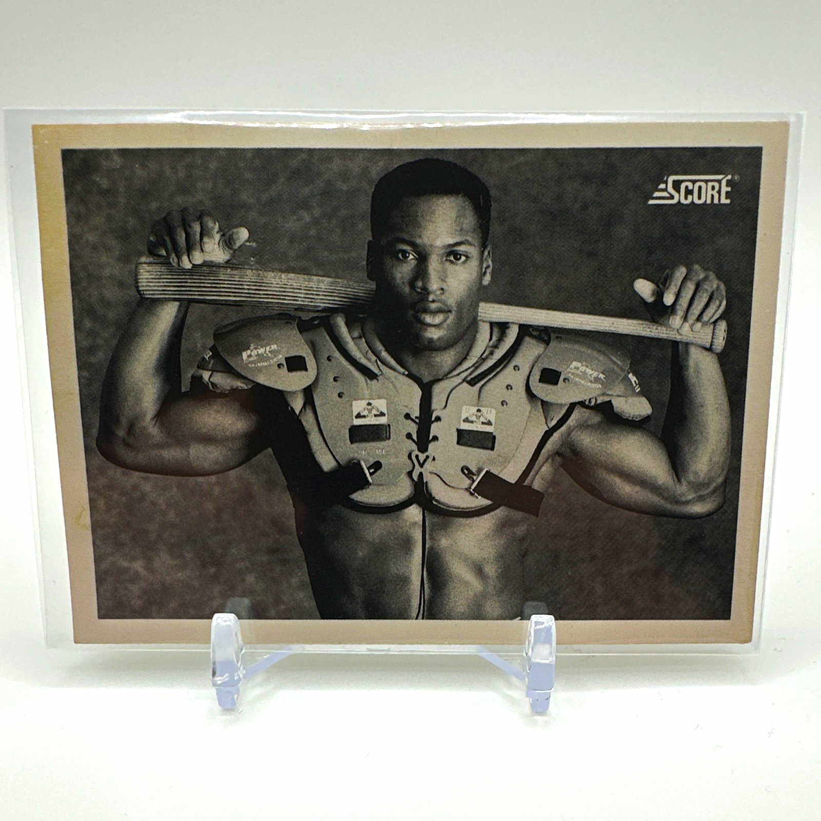 Bo Jackson Kansas City Royals Score Baseball/Football #697 DISCOLORED