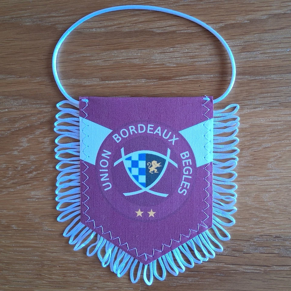 BORDEAUX BEGLES (Rugby - Nouveau logo avec 2 étoiles)  - Fanion en tissu, neuf - Photo 1/1