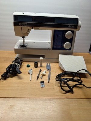 Husqvarna Viking Sew Easy 310 Sewing Machine With Pedal Some Accessories