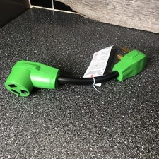 RV Generator Power Adapter-30Amp Male 4 Prong Plug to 30 Amp Female 12Inch STW10