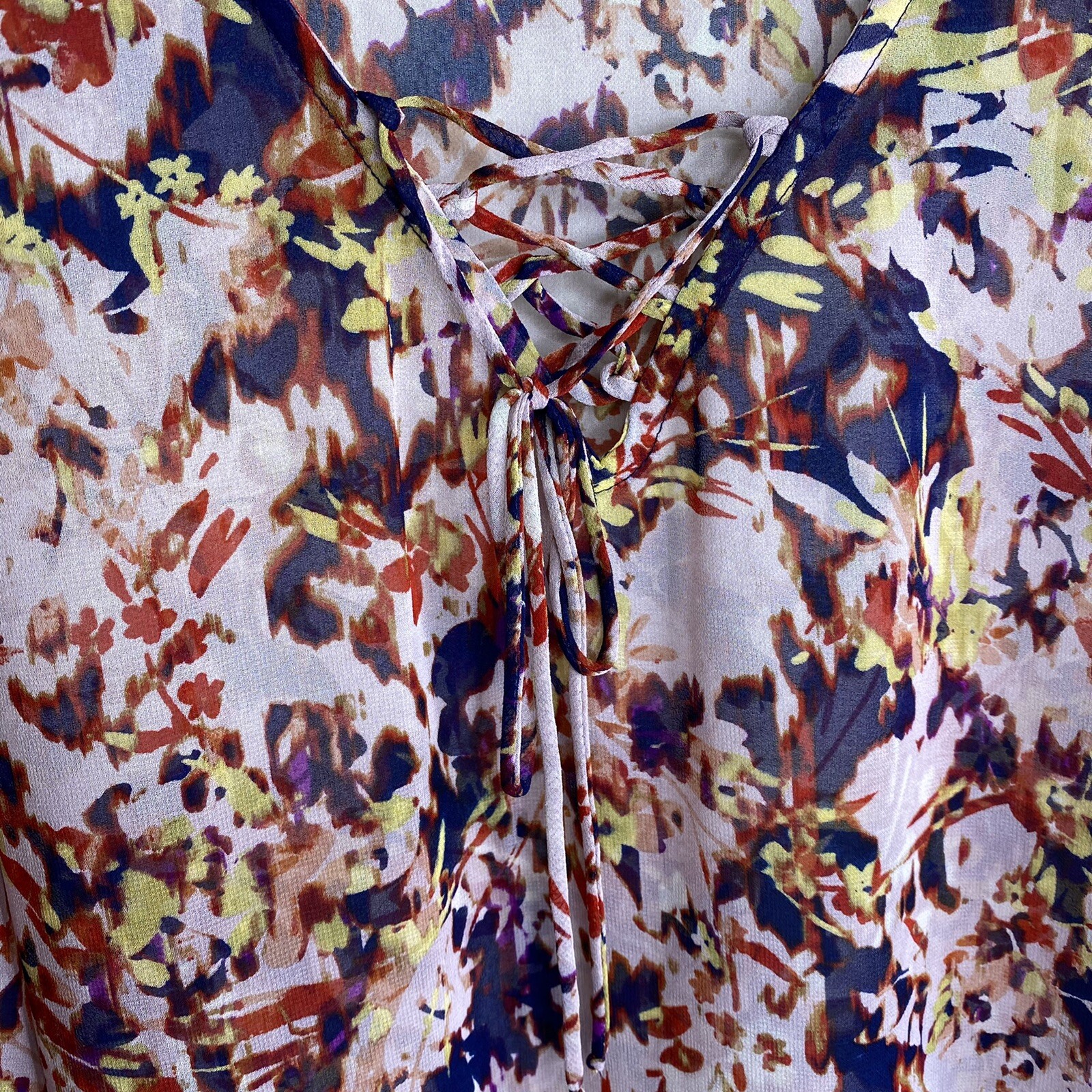 THREE EIGHTY TWO REVOLVE Floral Peasant Top Blous… - image 3