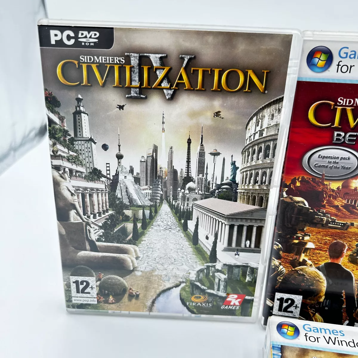 Sid Meiers Civilization 4 and expansions PC Lot of 4 Played - Work