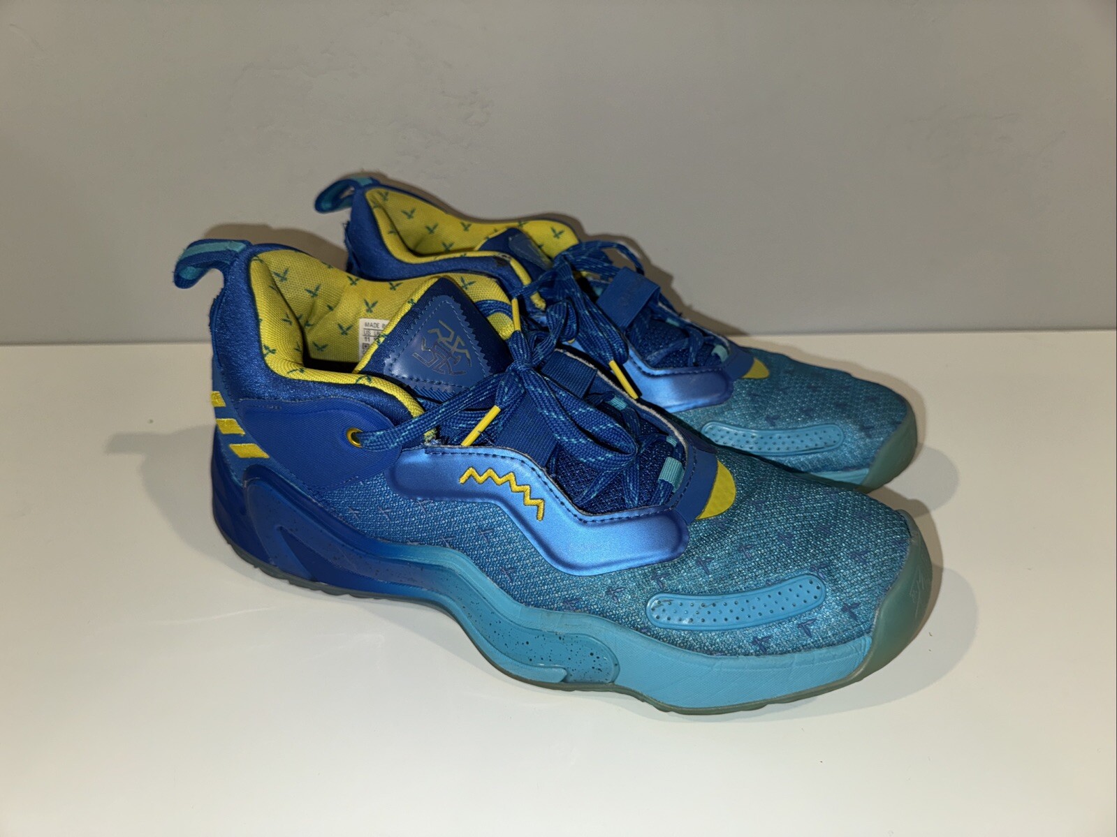 Adidas D.O.N. Issue 3 x Ninja Men's Size 11 Blue Basketball 