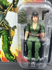 a 2007 GI Joe 25th Anniversary SILVER FOIL COVERT OPERATIONS LADY JAYE carded
