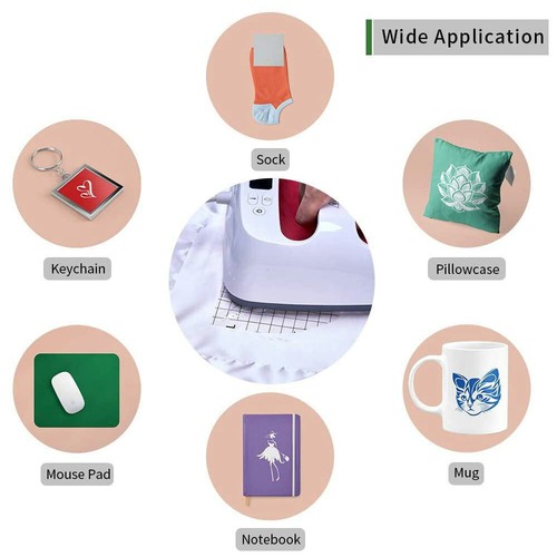 Infusible Transfer Ink Vinyl Film Sublimation Paper DIY Tshirts Mugs Bag for Cut - Picture 4 of 15