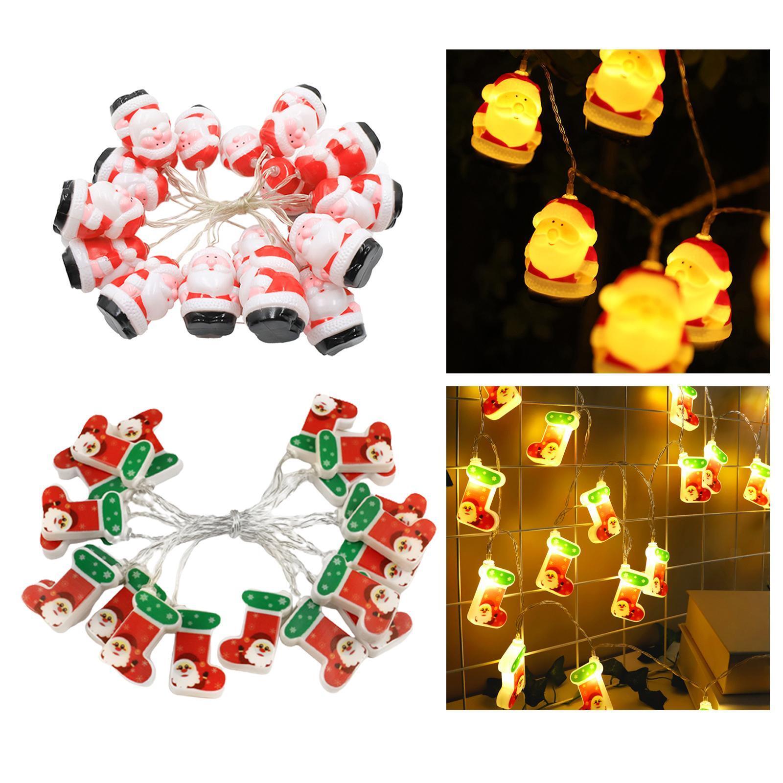 Christmas Light Craft Ornaments Santa Claus eBay