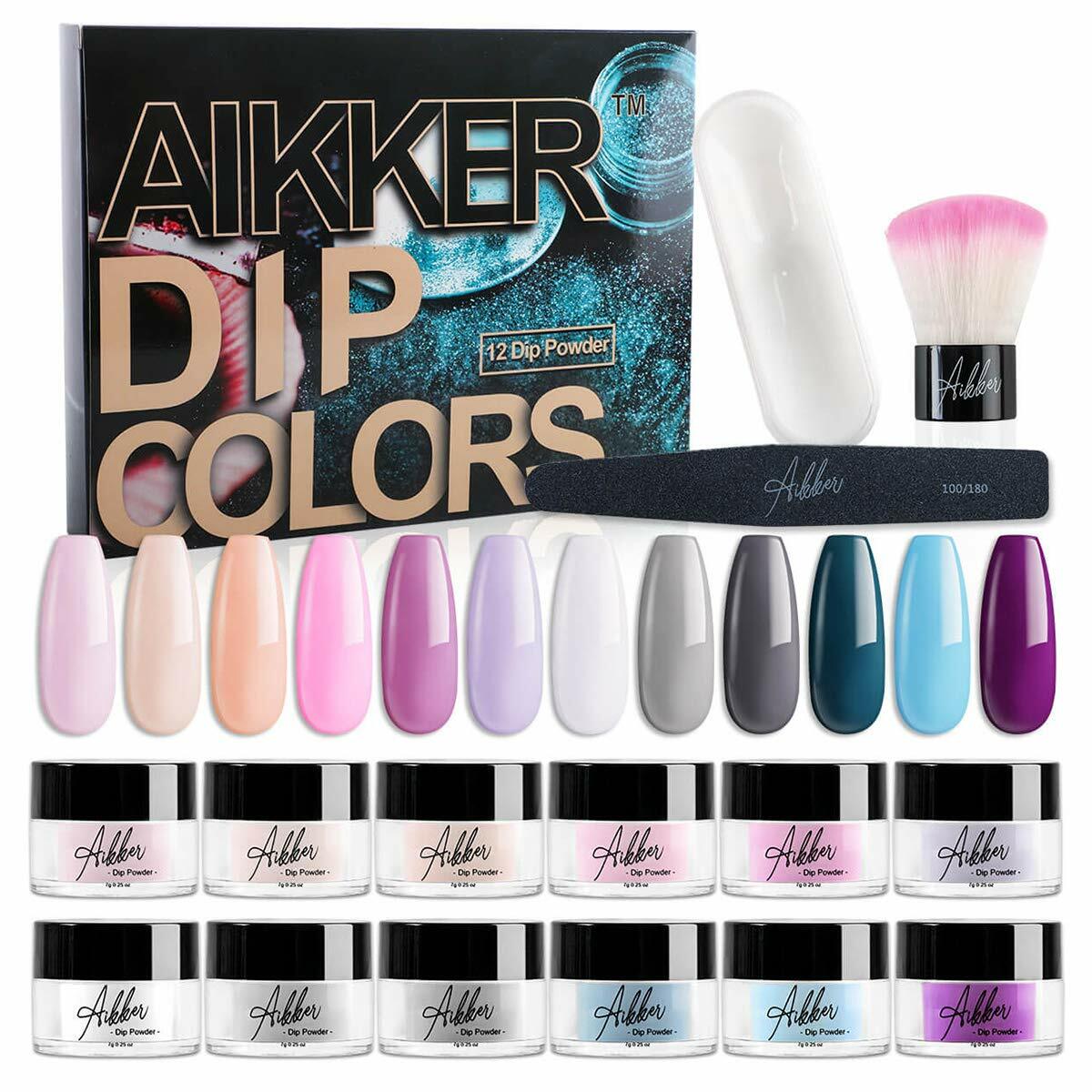 Scettar Dip Powder Tray System – Portable Nagelpulver-Station Mit Staubbürste Für DIY Nageldesign