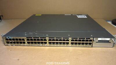 Cisco WS-C3750X-48T-L V06 Gigabit Switch 48x Port 10/100/1000 RJ-45 1U DUAL PSU