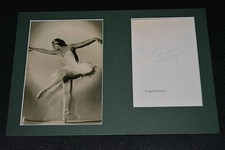 YVETTE CHAUVIRE signed autograph in person 20x30 mat BALLET NUREJEW
