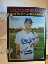 2020 Topps Heritage Baseball Card  #14 Matt Beaty   (517)