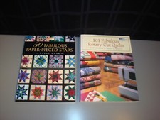 That Patchwork Place 2 Quilt Book lot 50 Fabulous Paper Pieces Stars Rotary Cut