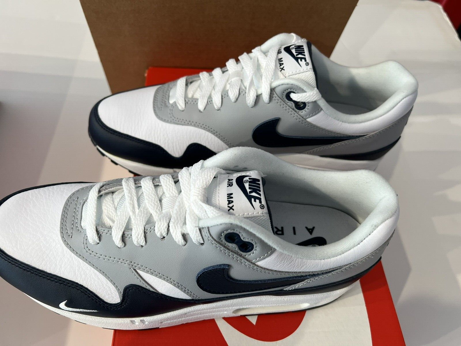 Nike Air Max 1 DH4059-100 White/Obsidian-Grey Size 10.5 New with Box  194954453422 | eBay