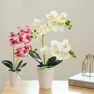 Artificial Orchid Flower Butterfly Orchid Fake Flower Home Wedding Party  Decors | eBay