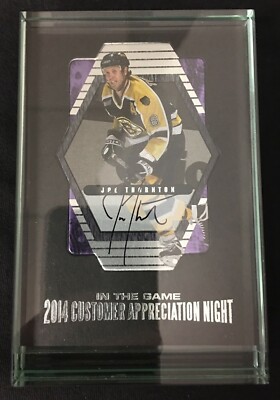 2014 IN THE GAME ITG VIP CUSTOMER APPRECIATION NIGHT AUTOGRAPH JOE THORNTON RARE