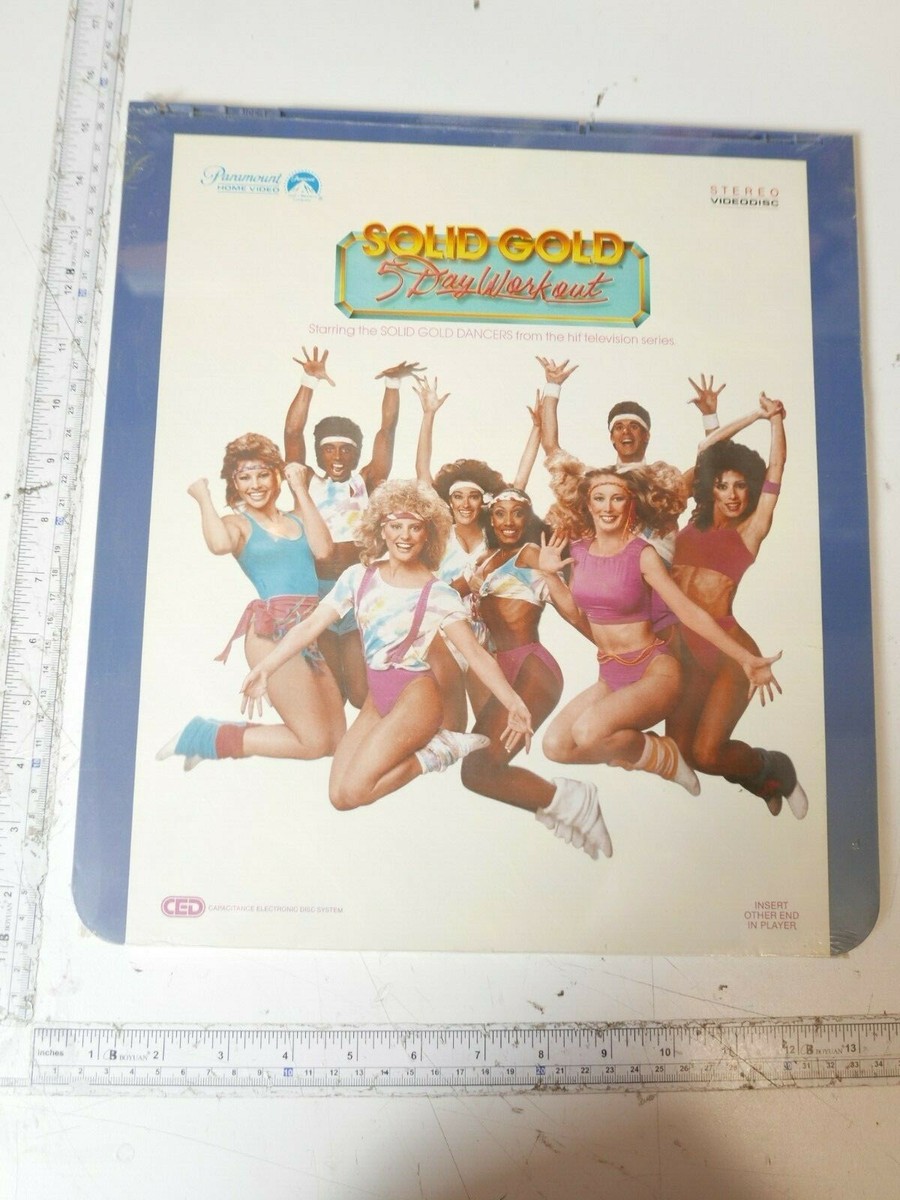 Solid Gold 5 day Workout CED SelectAVision videodisc Ultra Rare | eBay