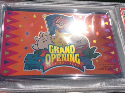 1998 Pokemon Center Tokyo Grand Opening Phone Card Pikachu