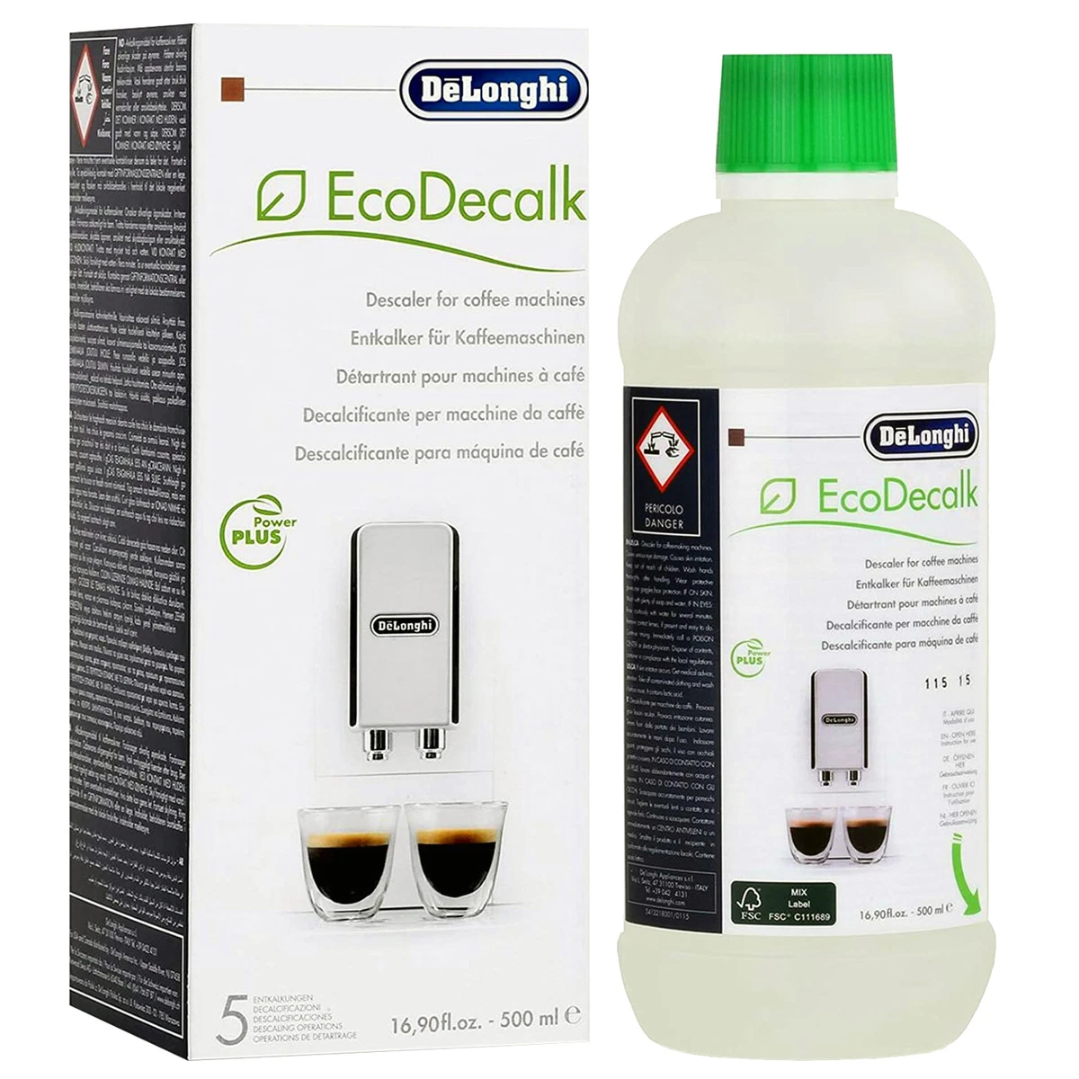 Descaler DeLonghi, Ecodecalk Mini 2x100ml for coffee machines + buy more  cheap