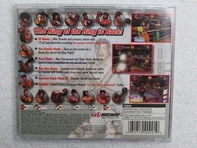 Authentic Back Cover Art Only w Case Ready Rumble Boxing Round 2 Sega Dreamcast