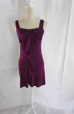U Go Girl Purple Sleeveless Ruffle Bodycon Dress Size 12