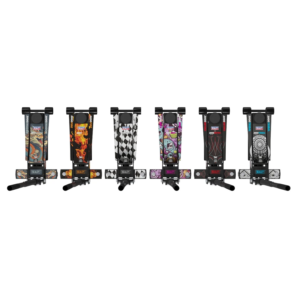 Sealey 2000CB 2 Tonne Low Entry Trolley Jack Rocket Lift - 6 Designs included - Image 2 of 4