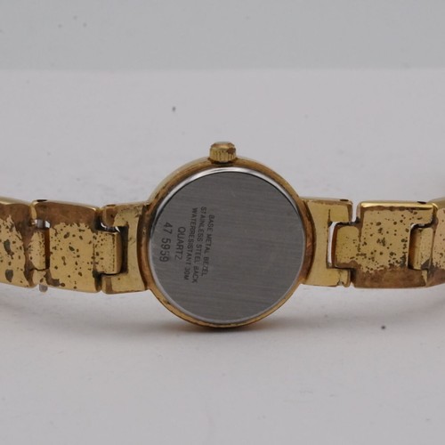 JUNGHANS DAMEN UHR 20MM STAHL VERGOLDET VINTAGE RAR MIT STAHL BAND QUARZ 2 - Bild 10 von 10