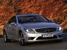Cars mercedes benz cl65 amg coupe Desk Mat Stitched