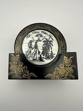 Vintage Capiz Shell Inlaid-Made In Vietnam Coasters. Excellent Condition