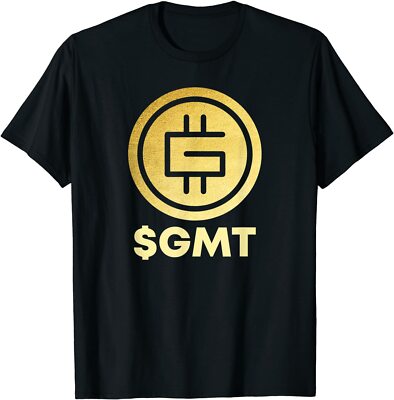 STEPN GMT Token Coin Crypto Blockchain Move To Earn T-Shirt
