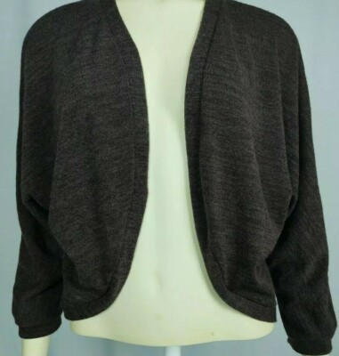 plus size dark brown cardigan