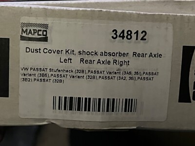 MAPCO Dust Cover Kit, Shock Absorber (34812 - View #5