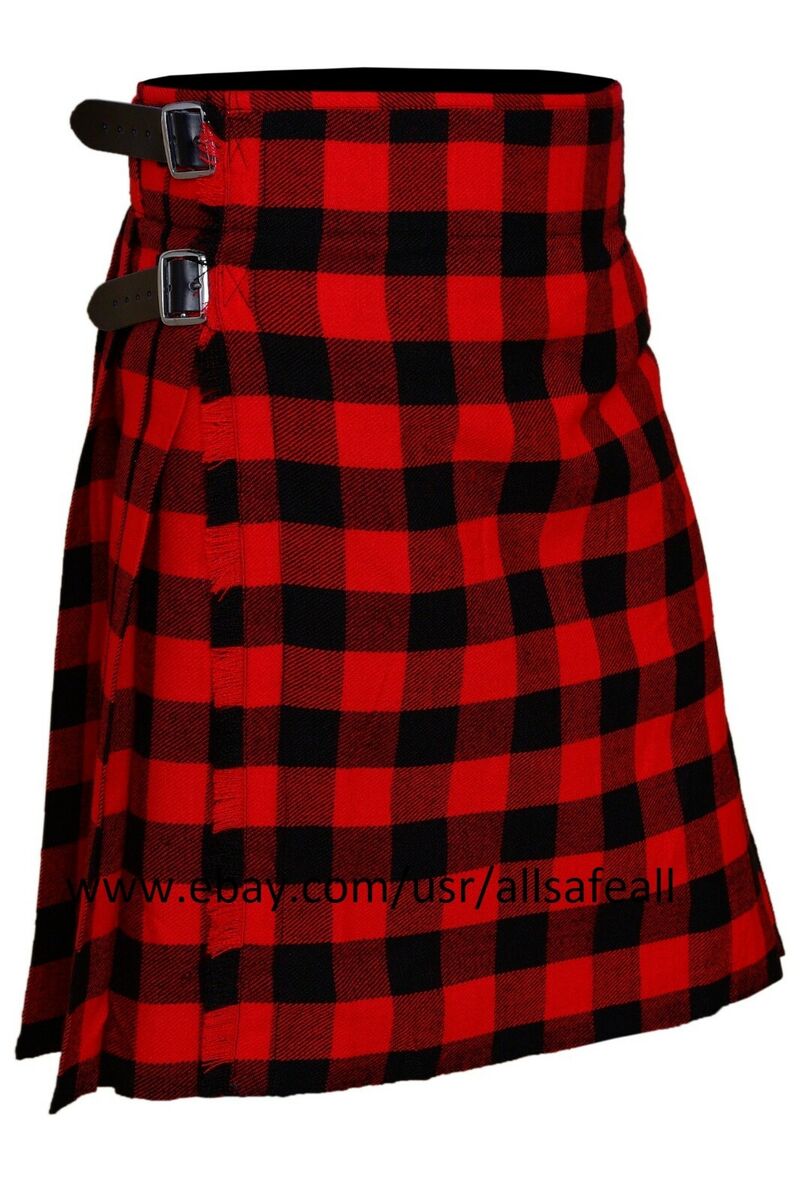 Men's 5 Yard Scottish Kilts Tartan Kilt 13oz Highland Casual Men's 5 Yard Scottish Kilts Tartan Kilt 13oz Highland Casual