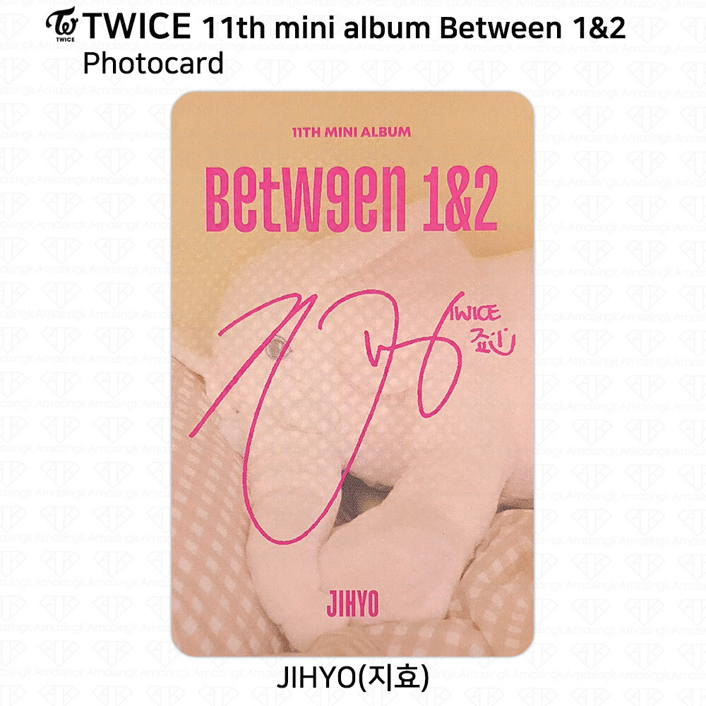 TWICE  BETWEEN1&2  twiceshop ジヒョ サイン コンプ TWICE BETWEEN1&2 twiceshop ジヒョ サイン コンプ