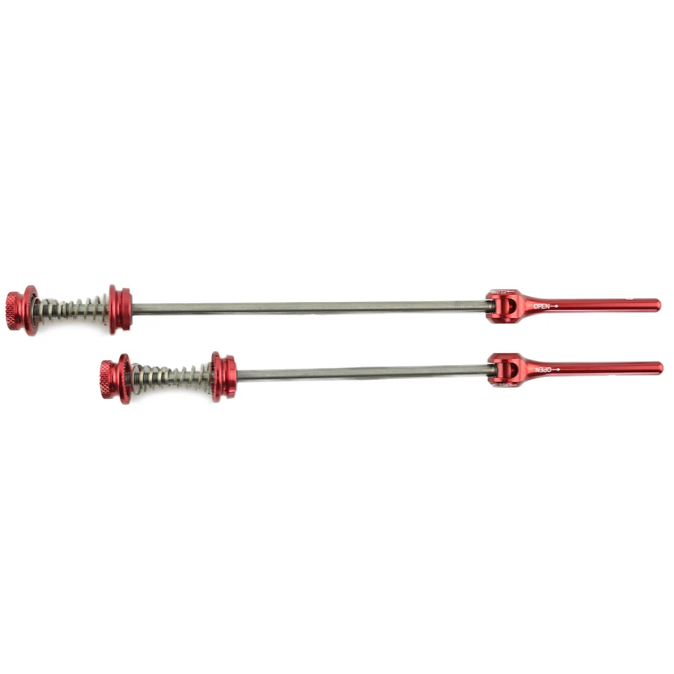 OMNI Racer WORLDS LIGHTEST RACE-Lite Titanium Road Wheel Skewers 46g: RED - Image 3 of 4