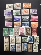 TURKEY Turkish 1920s-1960s BOB Semi Postal Tax Commems stamps lot 33 NH LH MT OG