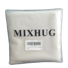 Mixhug Set of 2 Cream Cozy Velvet Square Decorative Throw Pillow Covers 18 x 18