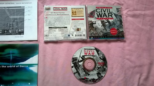ROBERT E. LEE AMERICAN CIVIL WAR GENERAL -1996 PC GAME - ORIGINAL RARE BIG BOX - Picture 9 of 10