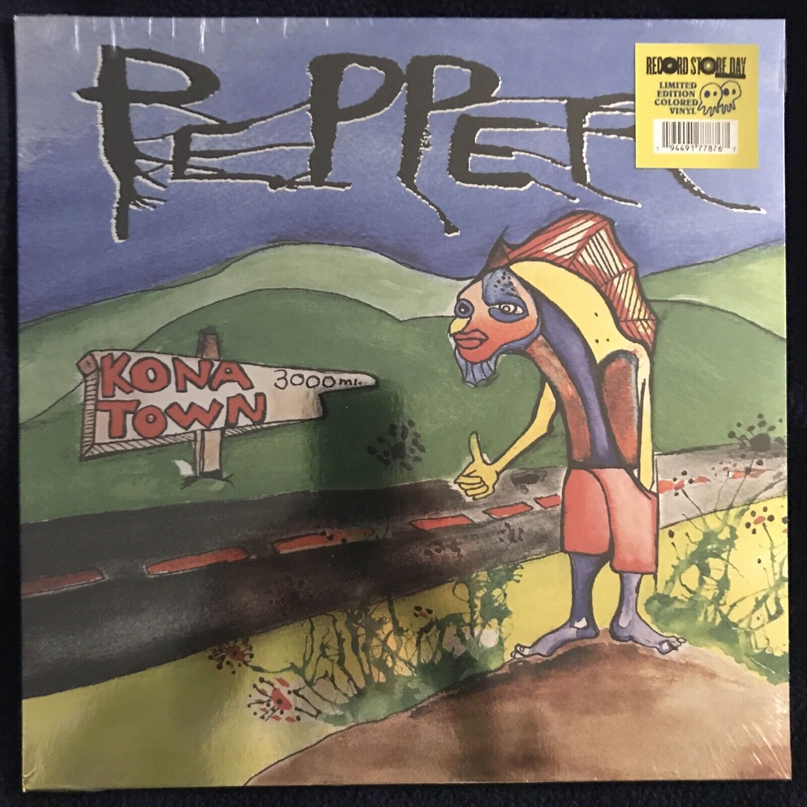 Pepper: Kona Town Record Store Day RSD 2020 Clear w/Blue Splatter Vinyl LP/1500.