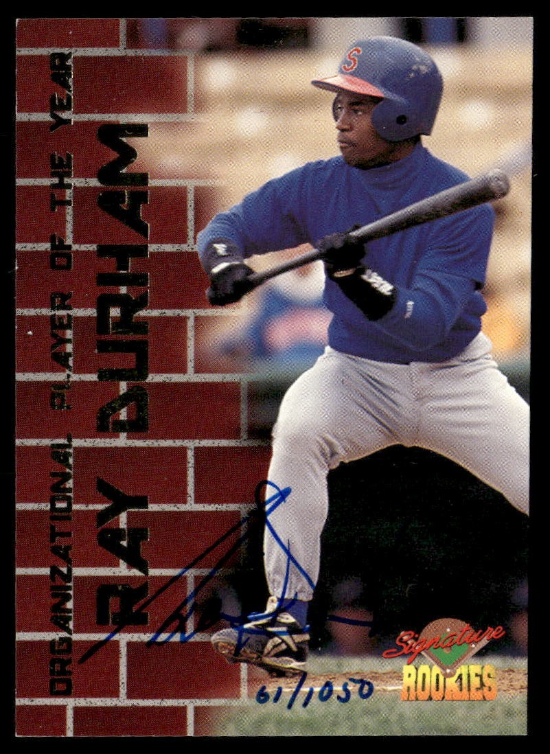 Ray Durham 1995 Signature Rookies Player of the Year Auto #OP3 #/1050