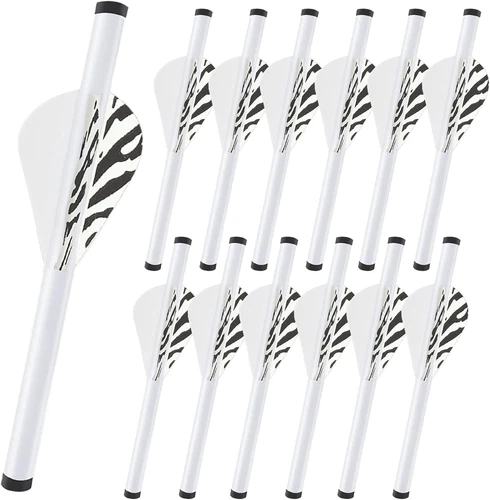 12 Packs Arrow Fletching with 2 Inch Arrow Vanes, Shrink Fletch Stretch Arrow Wr