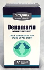 Nutramax Denamarin S-Adenosylmethionine Silybin Chewable Tablet Liver 30ct 8/27