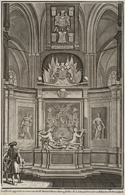 J. MULDER (1659-1737), Grabmal des Admirals Michiel de Ruyter, Rad. Klassizismus - Bild 1 von 4