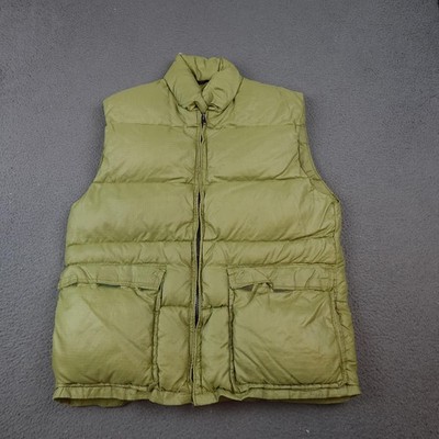 Vintage Frostline Kit Vest Mens Medium Green Down Puffer Quilted Zip Insulated
