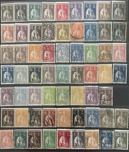 Portugal 1912-1926 Ceres issues MH & Used